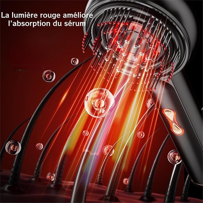 Brosse Électrique Massage Soin Capillaire
