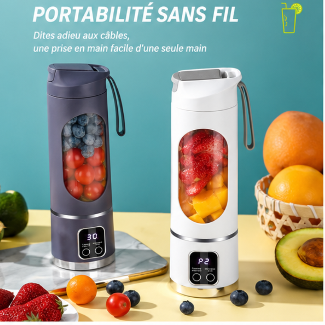 Blender Portable Rechargeable Mixez Partout Instantanément