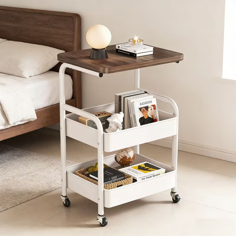 Chariot de rangement compact multifonction