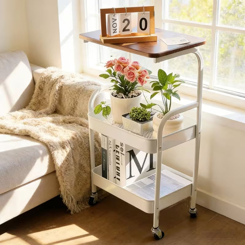 Chariot de rangement compact multifonction
