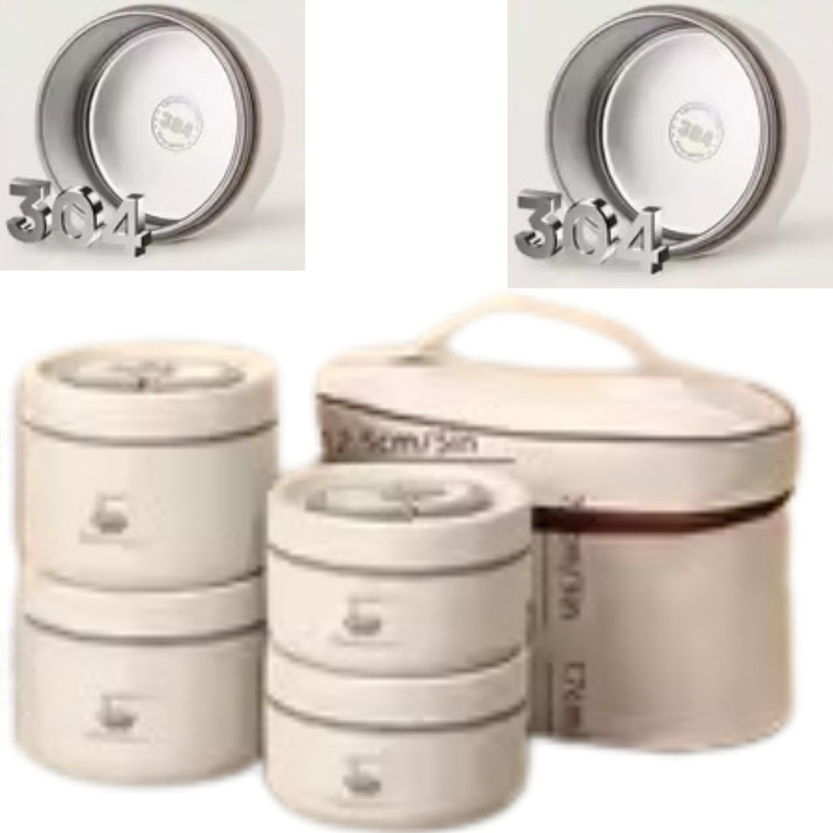 Boîte Repas Inox Isotherme Empilable