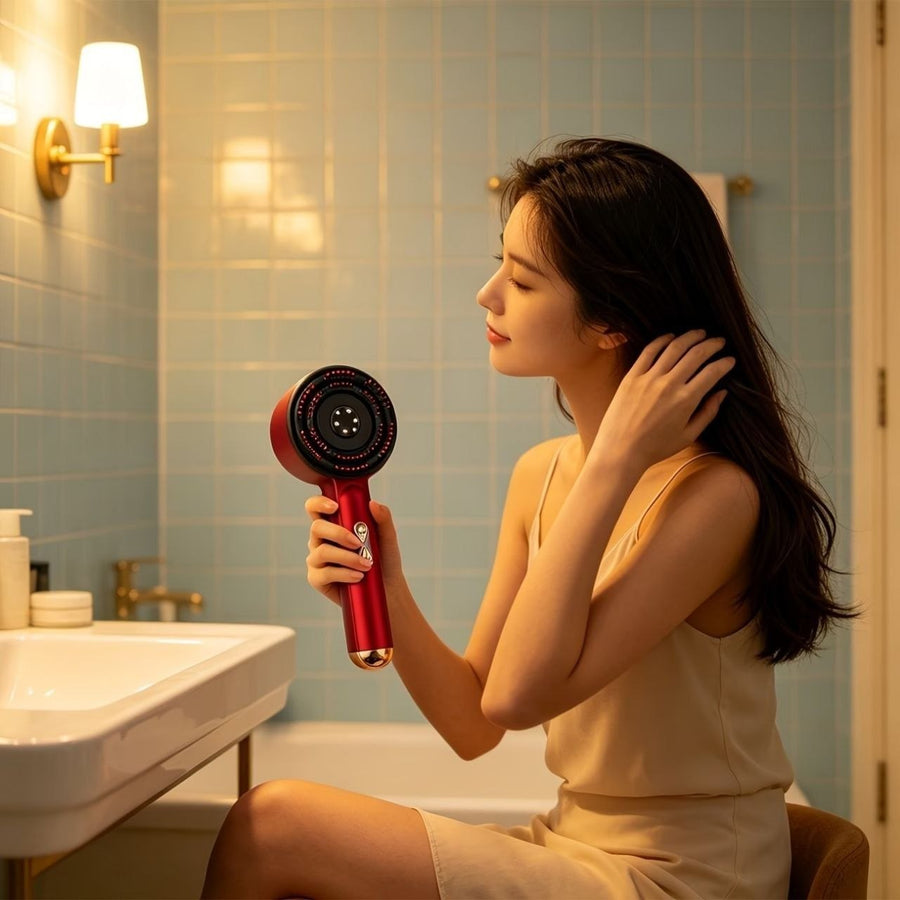 Brosse Électrique Massage Soin Capillaire