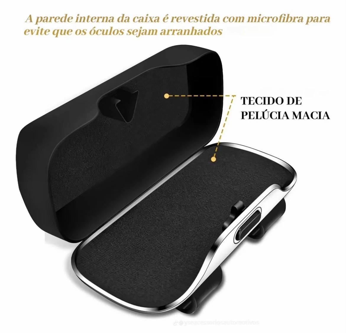 Étui à lunettes de pour voiture