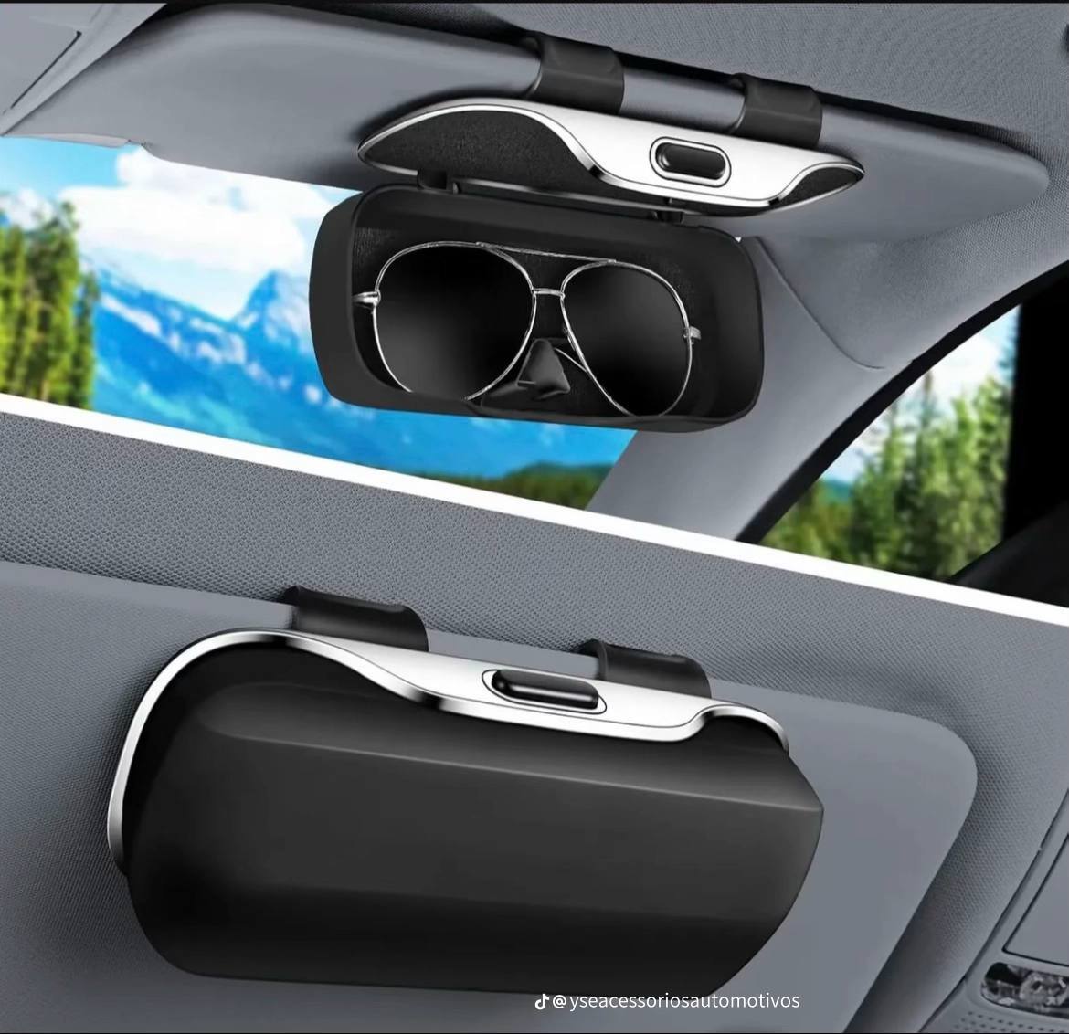 Étui à lunettes de pour voiture