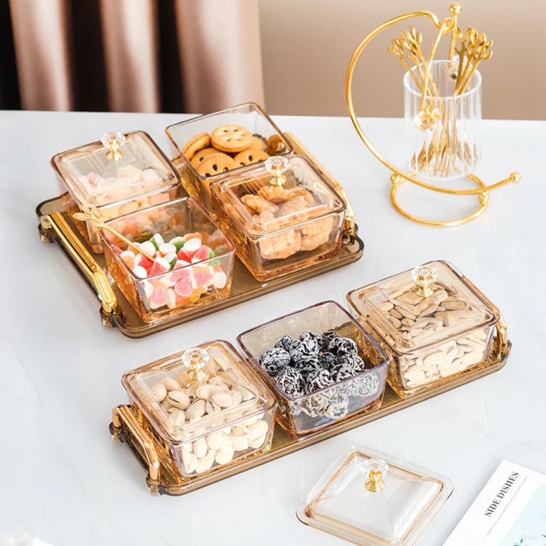 Ensemble de plateaux à fruits à noix